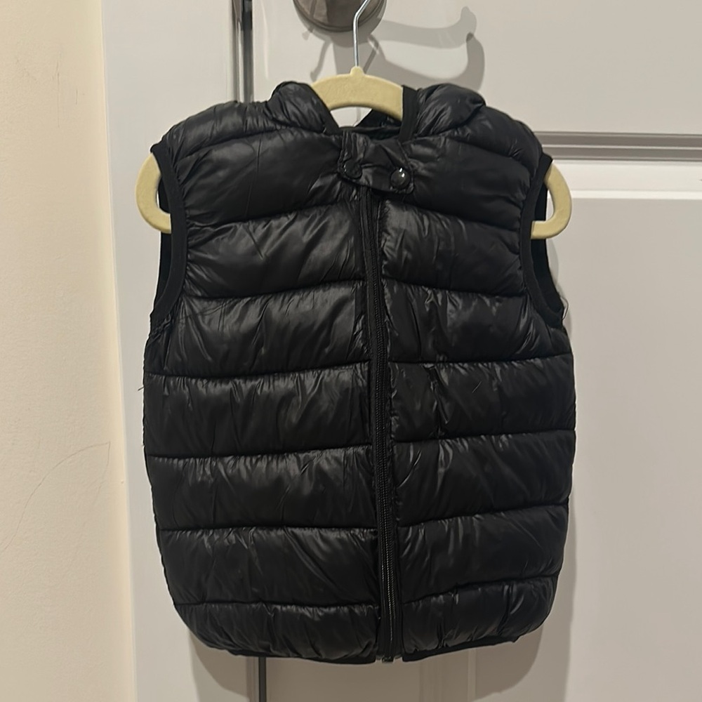 Toddler Black Puffer Vest